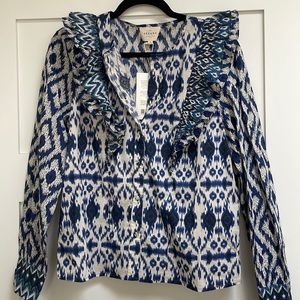 NWT Boby Ikat Blouse by Sézane